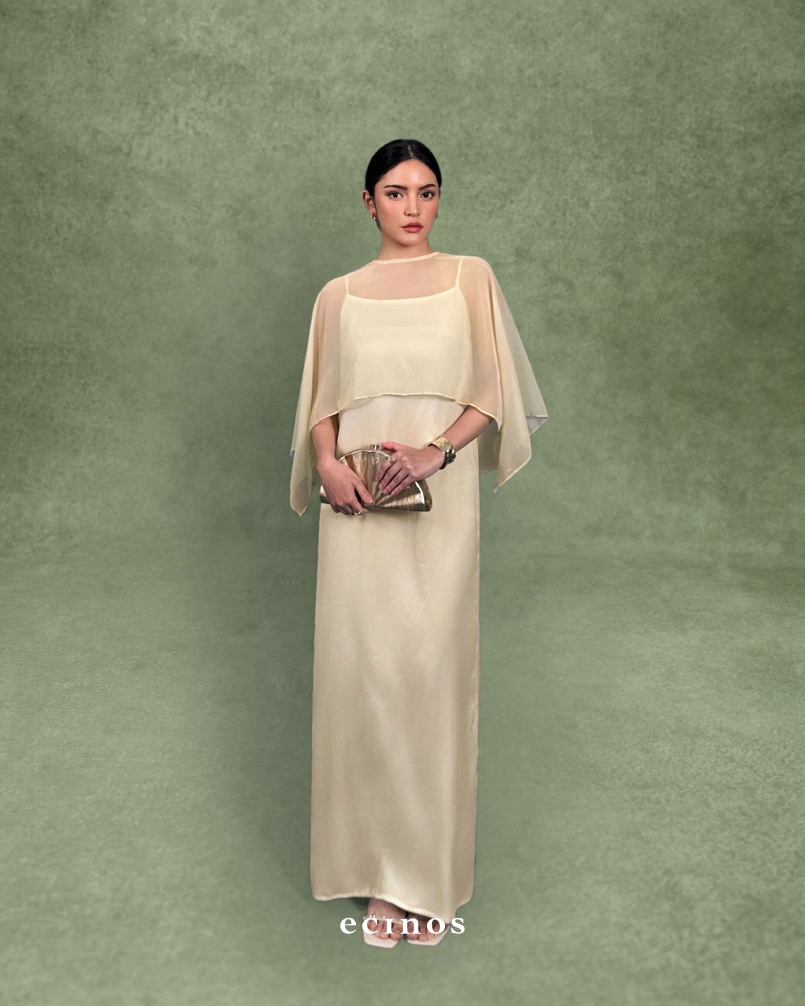 ECINOS - Sateen Tulle Dress Set