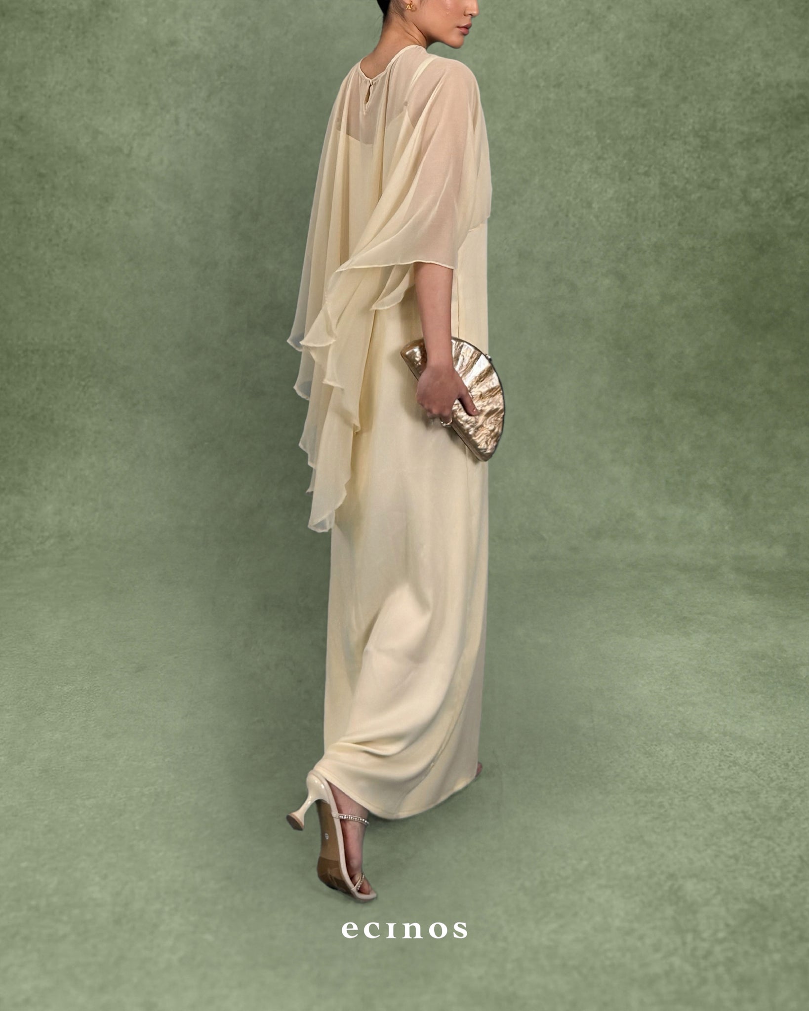 ECINOS - Sateen Tulle Dress Set