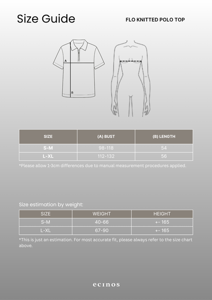 ECINOS - Flo Knitted Polo Top