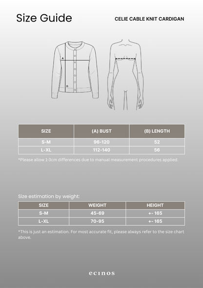 ECINOS - Celie Cable Knit Cardigan