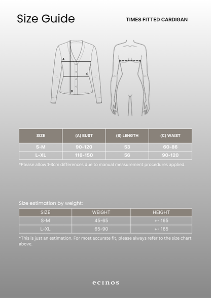 ECINOS - Times Fitted Cardigan
