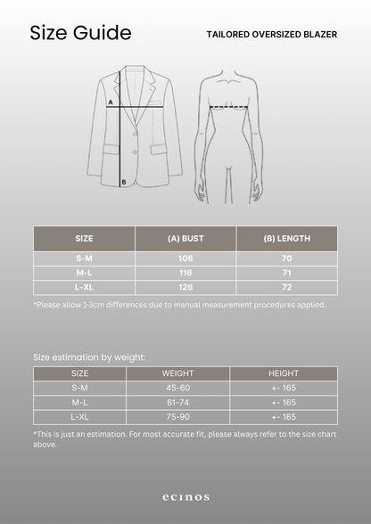 ECINOS - Tailored Oversized Blazer