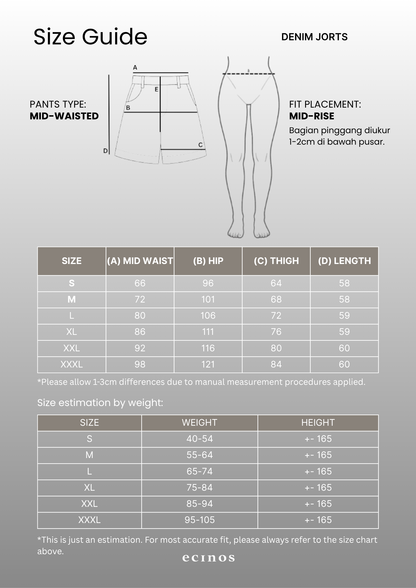 ECINOS - DENIM Jorts