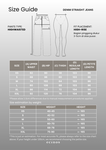 ECINOS - DENIM Straight Jeans