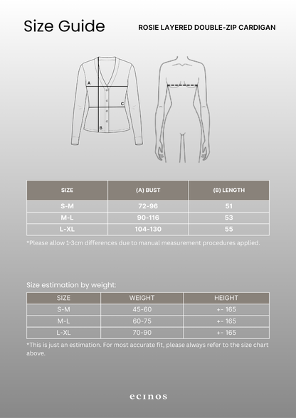 ECINOS - Rosie Layered Double-Zip Cardigan