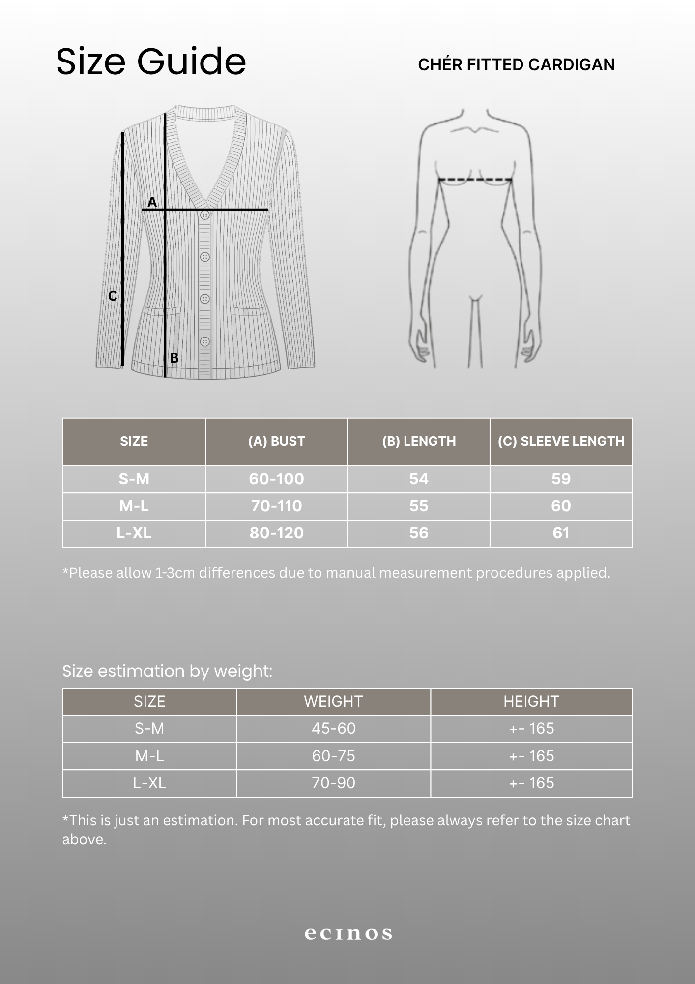 ECINOS - Chér Fitted Cardigan | Atasan Wanita | Cardigan Wanita Fitted