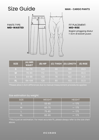ECINOS Man - Cargo Pants (Man Version)