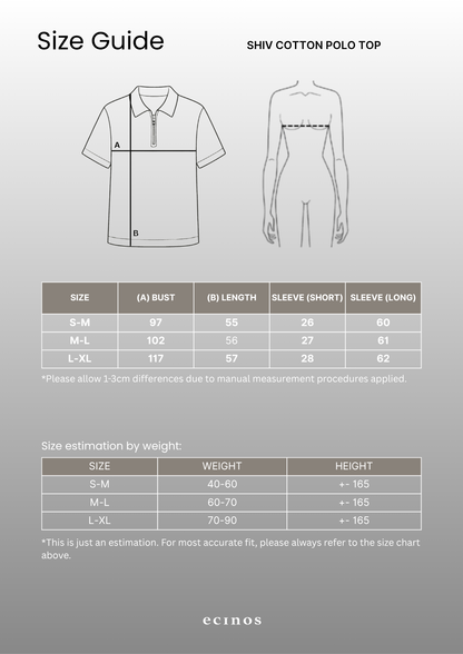 ECINOS - Shiv Cotton Polo Top
