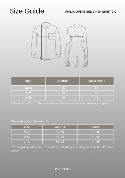 ECINOS - Philia Oversized Linen Shirt 2.0