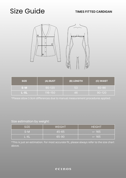 ECINOS - Times Fitted Cardigan