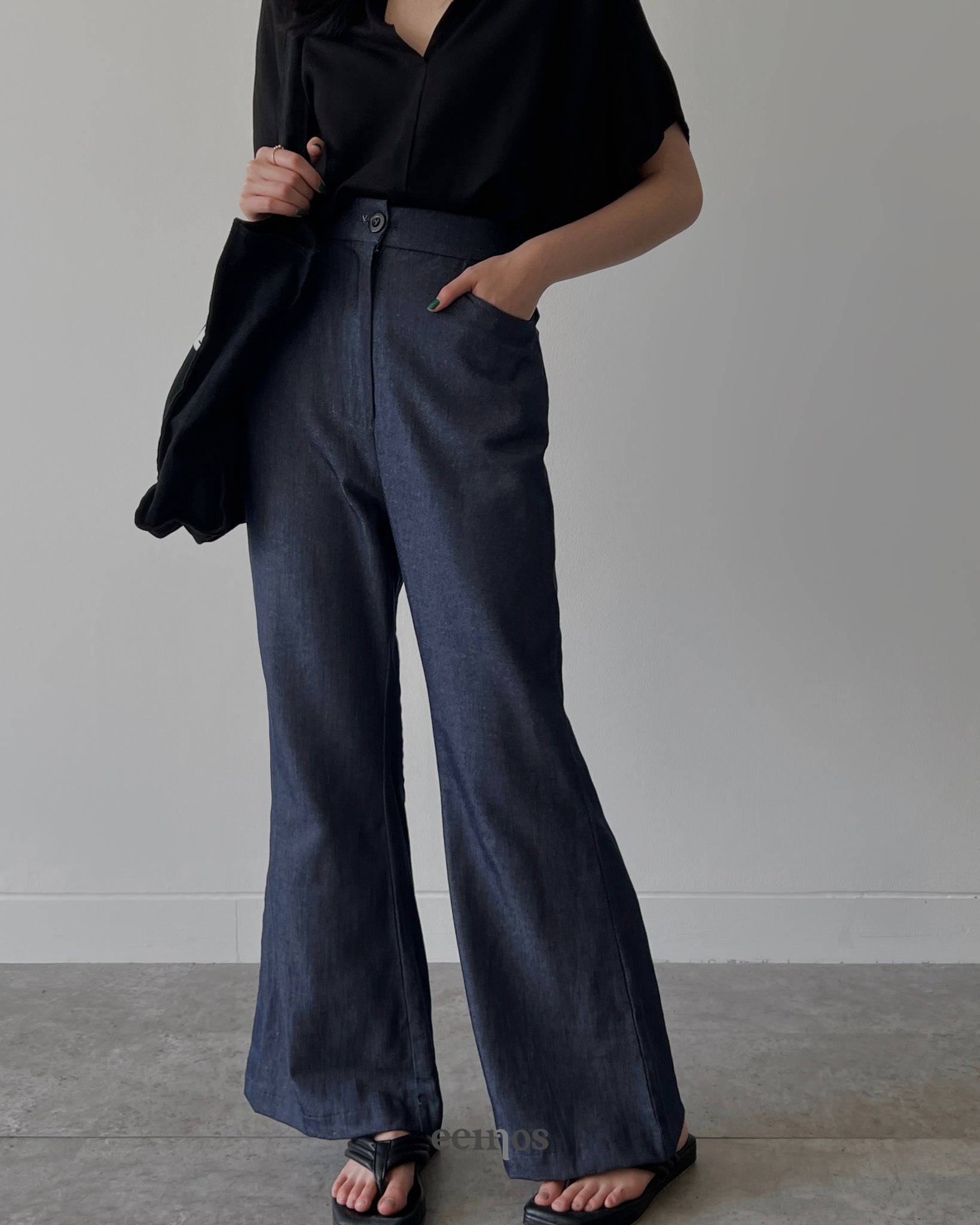 2004 Flared Denim Pants