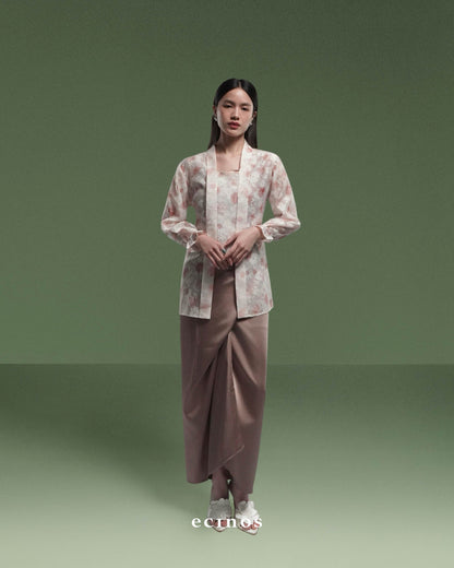 ECINOS - Floral Printed Tulle Top 2.0