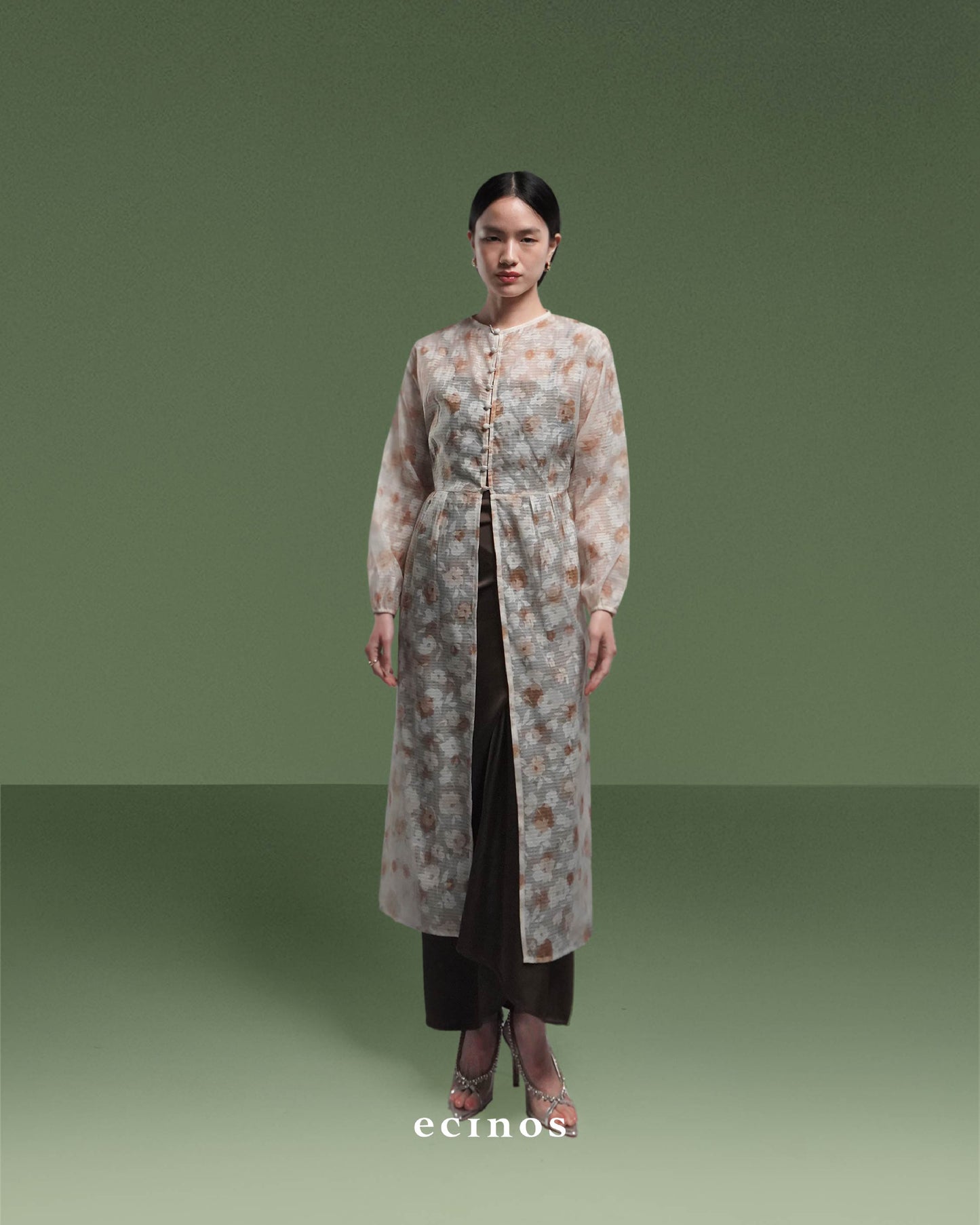 ECINOS - Floral Printed Tulle Set 2.0