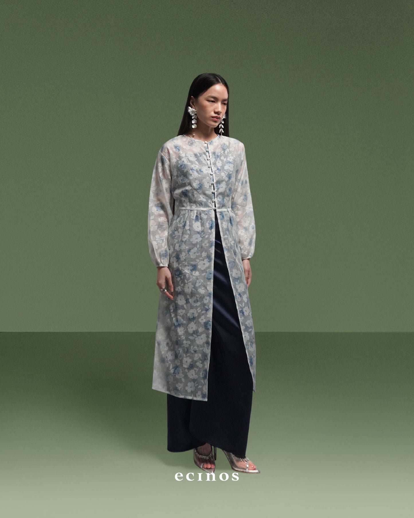ECINOS - Floral Printed Tulle Set 2.0