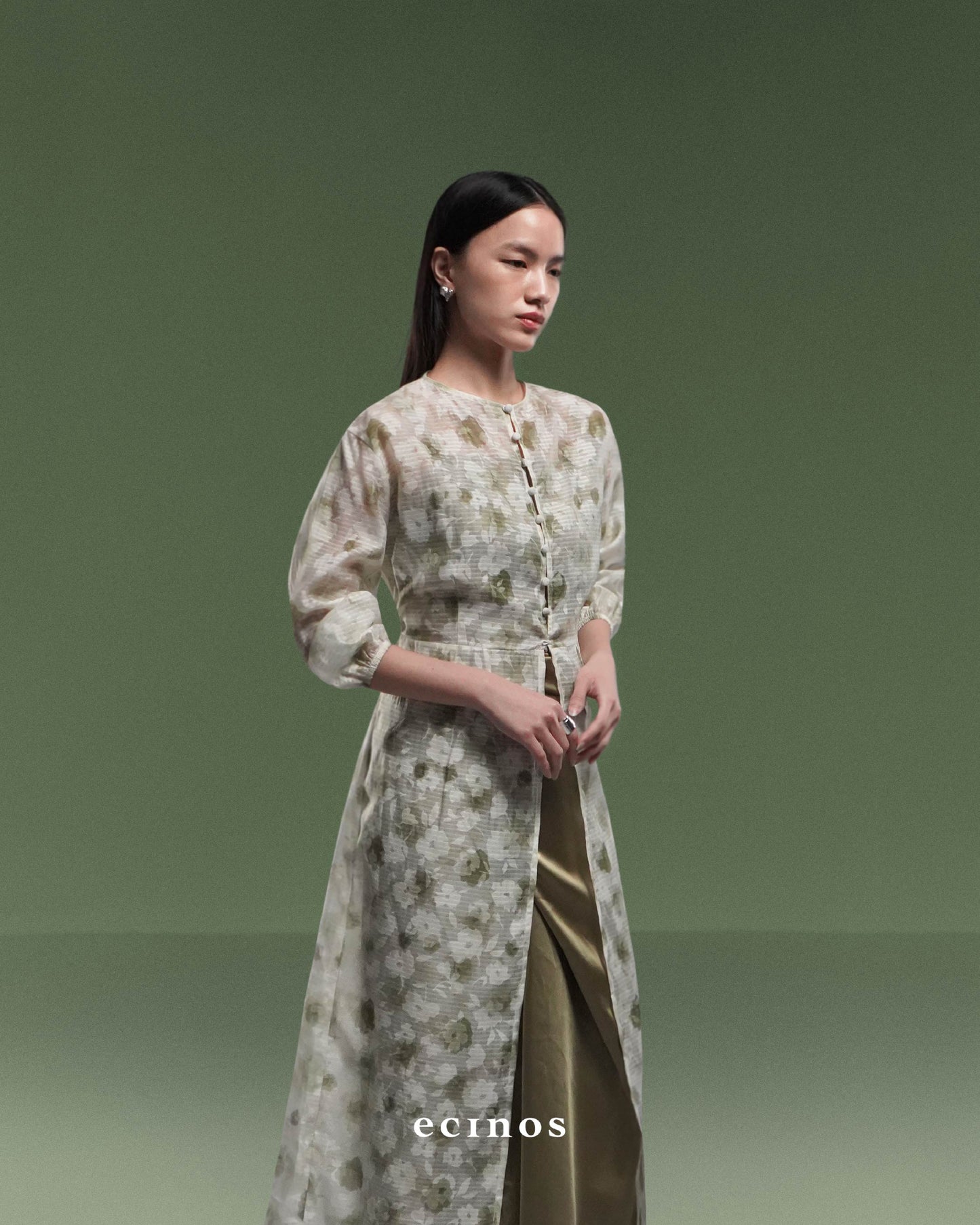 ECINOS - Floral Printed Tulle Set 2.0