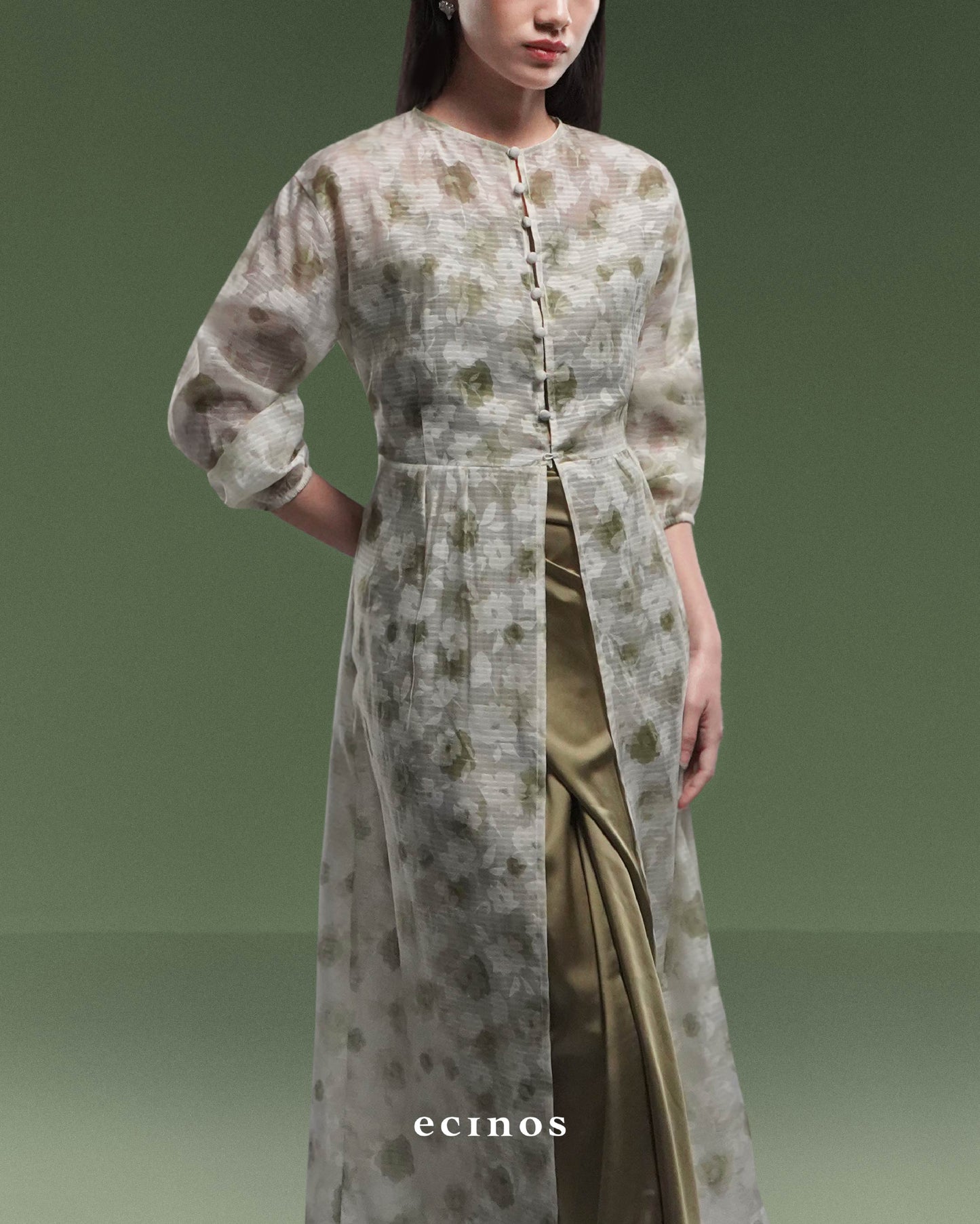 ECINOS - Floral Printed Tulle Set 2.0