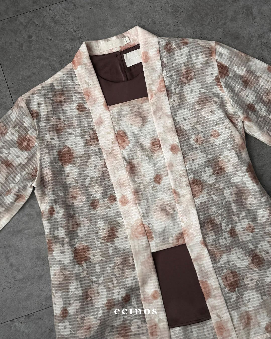 ECINOS - Floral Printed Tulle Top 2.0