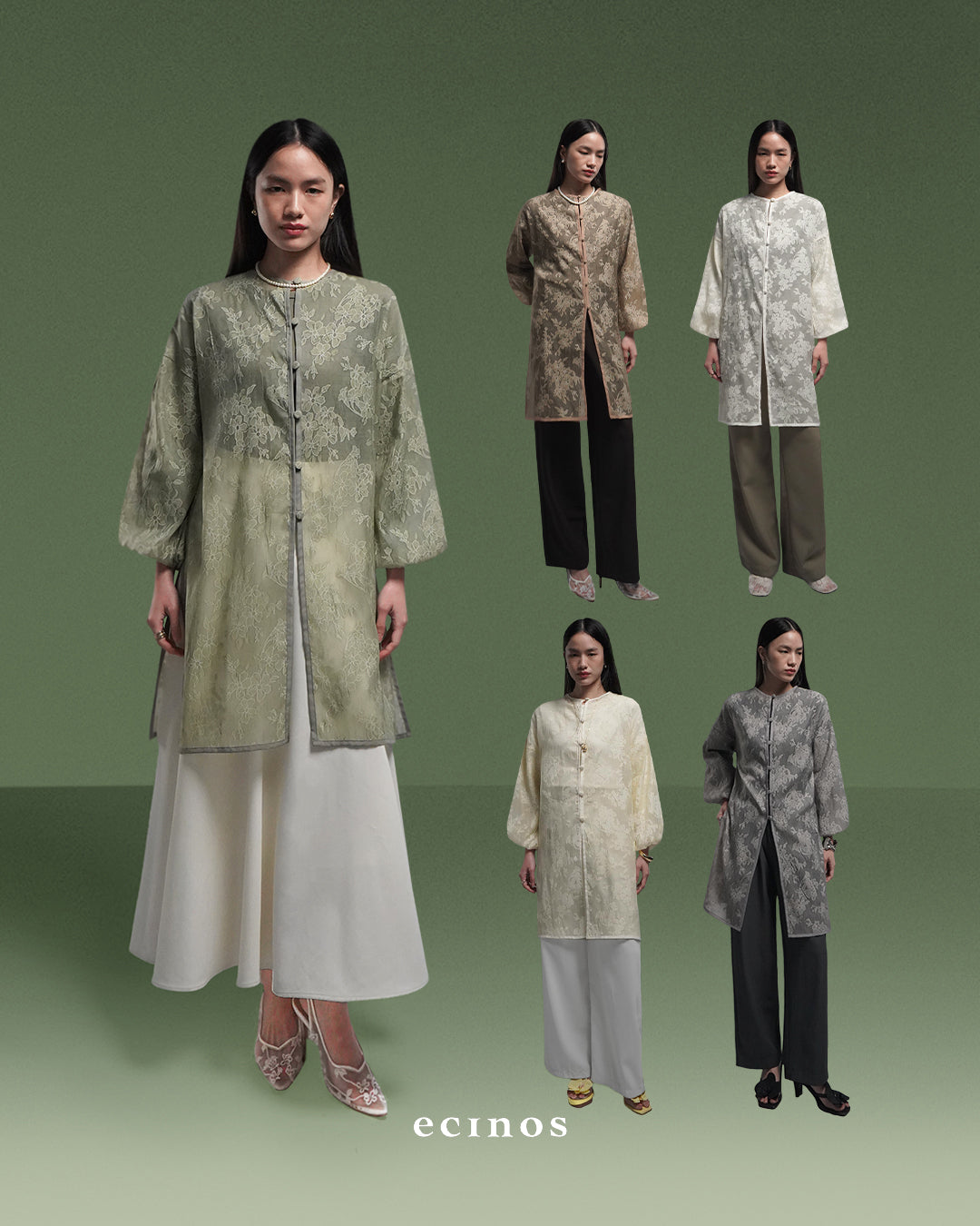 ECINOS - Dahlia Puff Sleeve Tunic