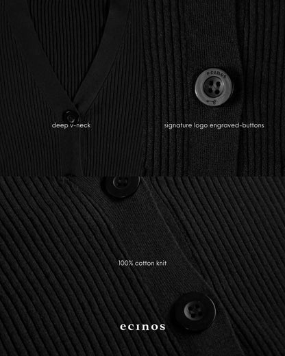 ECINOS - Chér Fitted Cardigan | Atasan Wanita | Cardigan Wanita Fitted