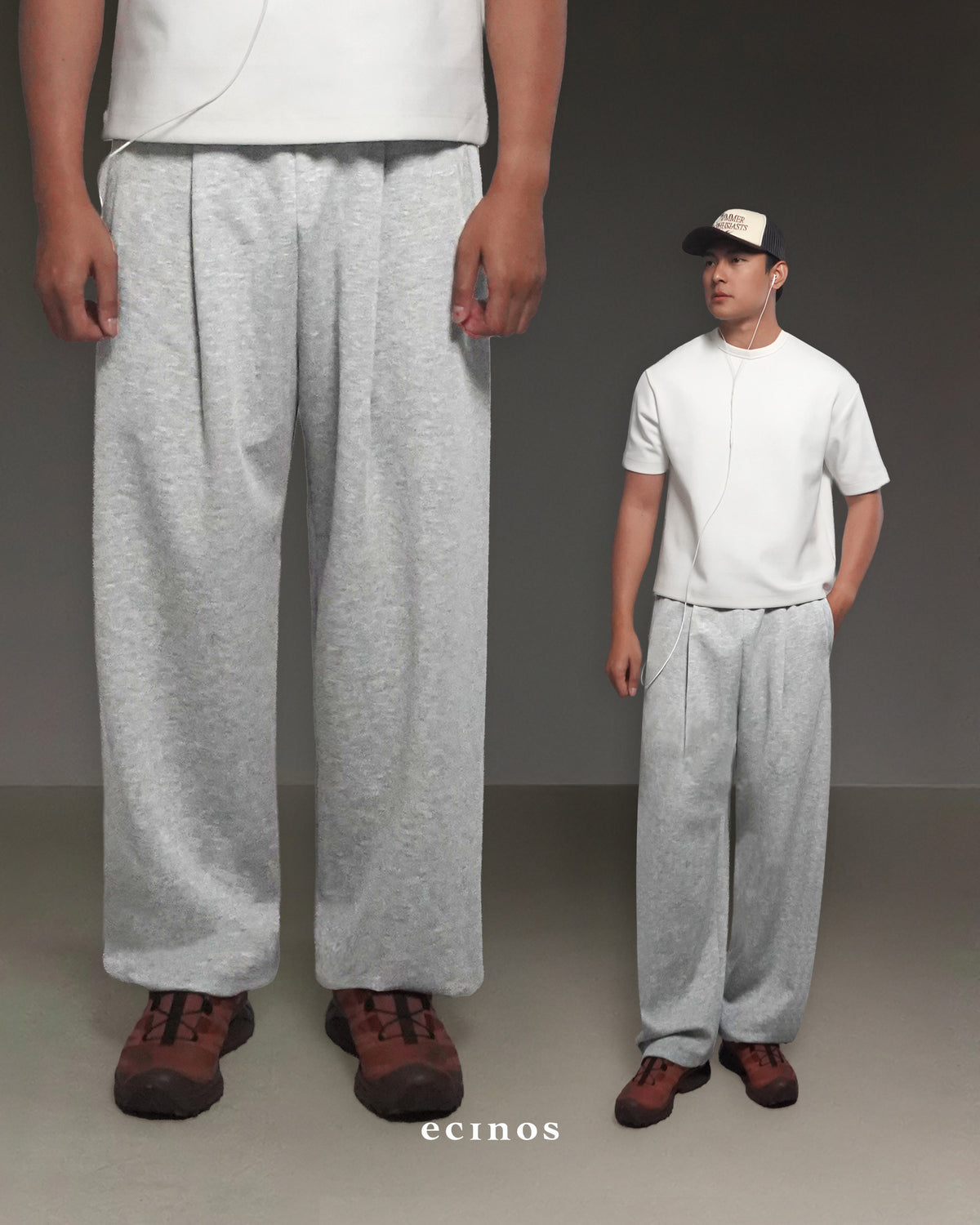 ECINOS Man - Oliver Pleated Wide Sweatpants