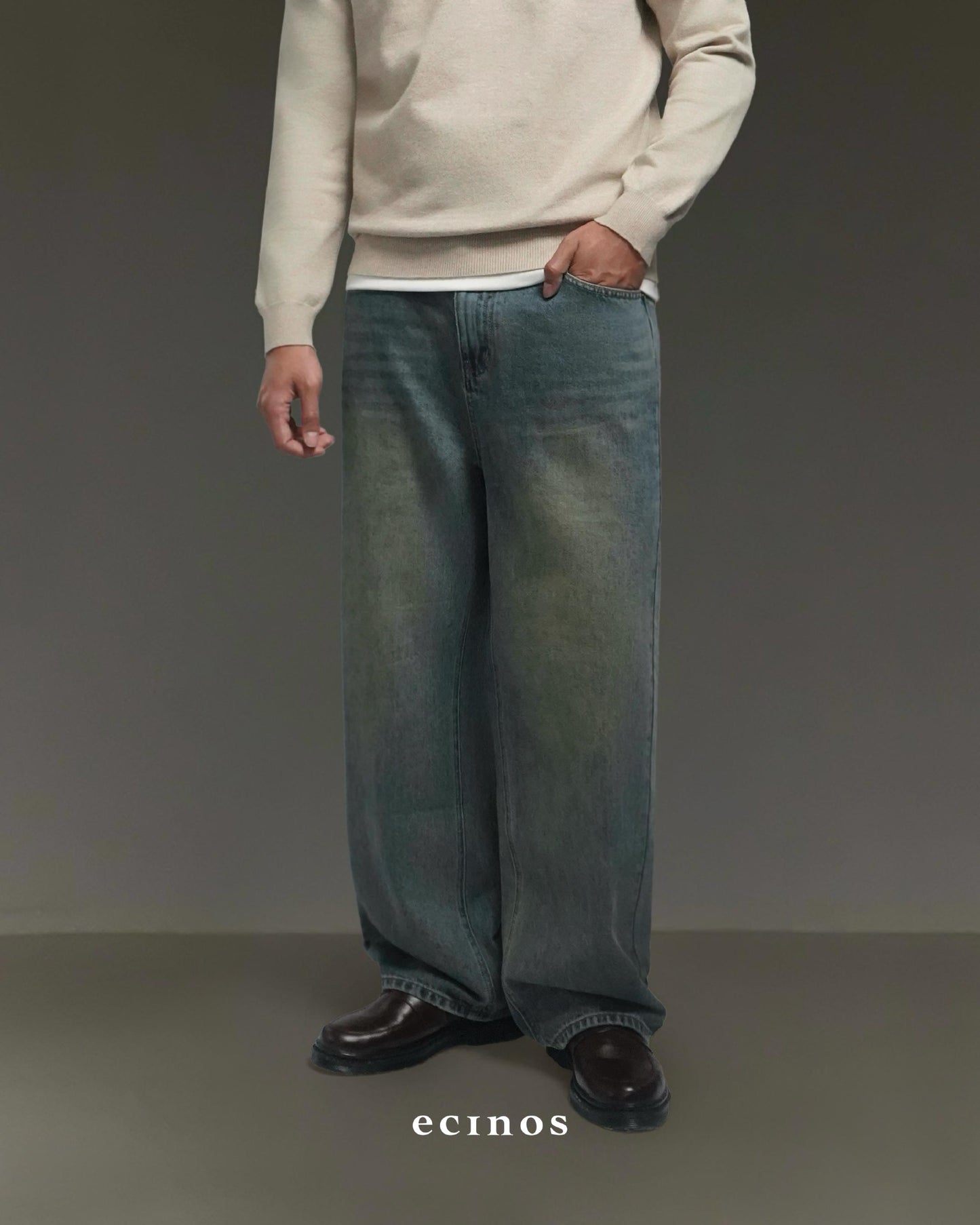 ECINOS Man - DENIM Wide Jeans (Man Version)