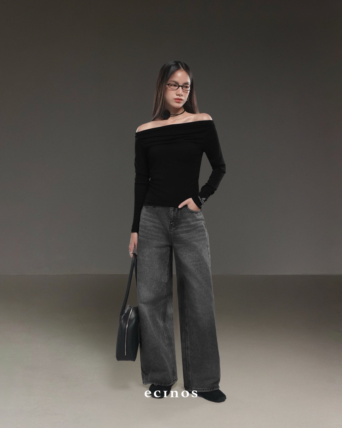 ECINOS - DENIM Wide Jeans