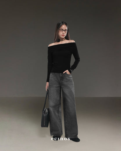 ECINOS - DENIM Wide Jeans
