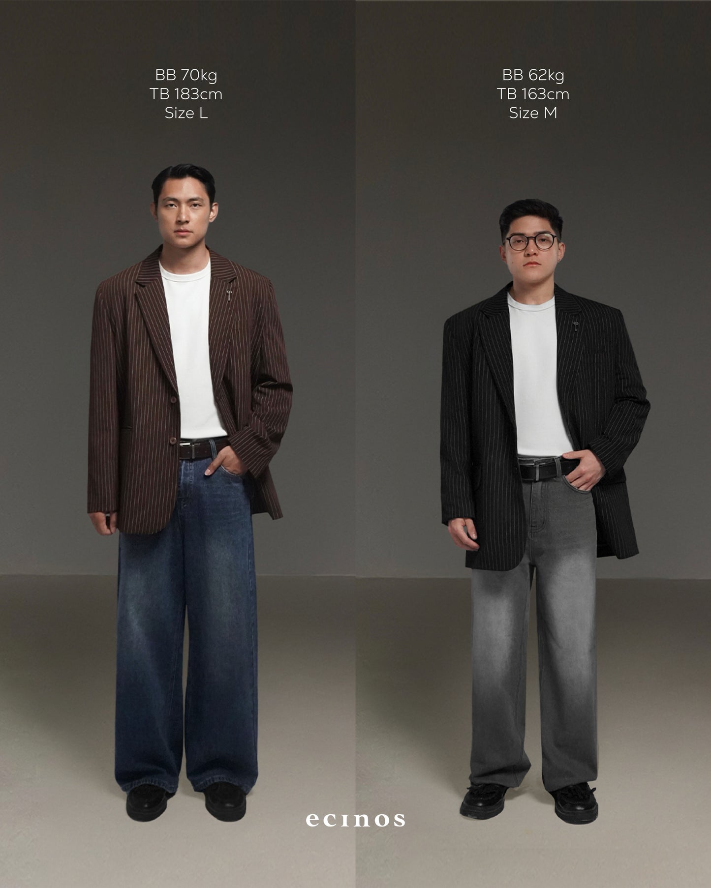 ECINOS Man - DENIM Wide Jeans (Man Version)