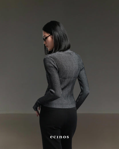 ECINOS - Roux Two-Tone Double Zip Cardigan