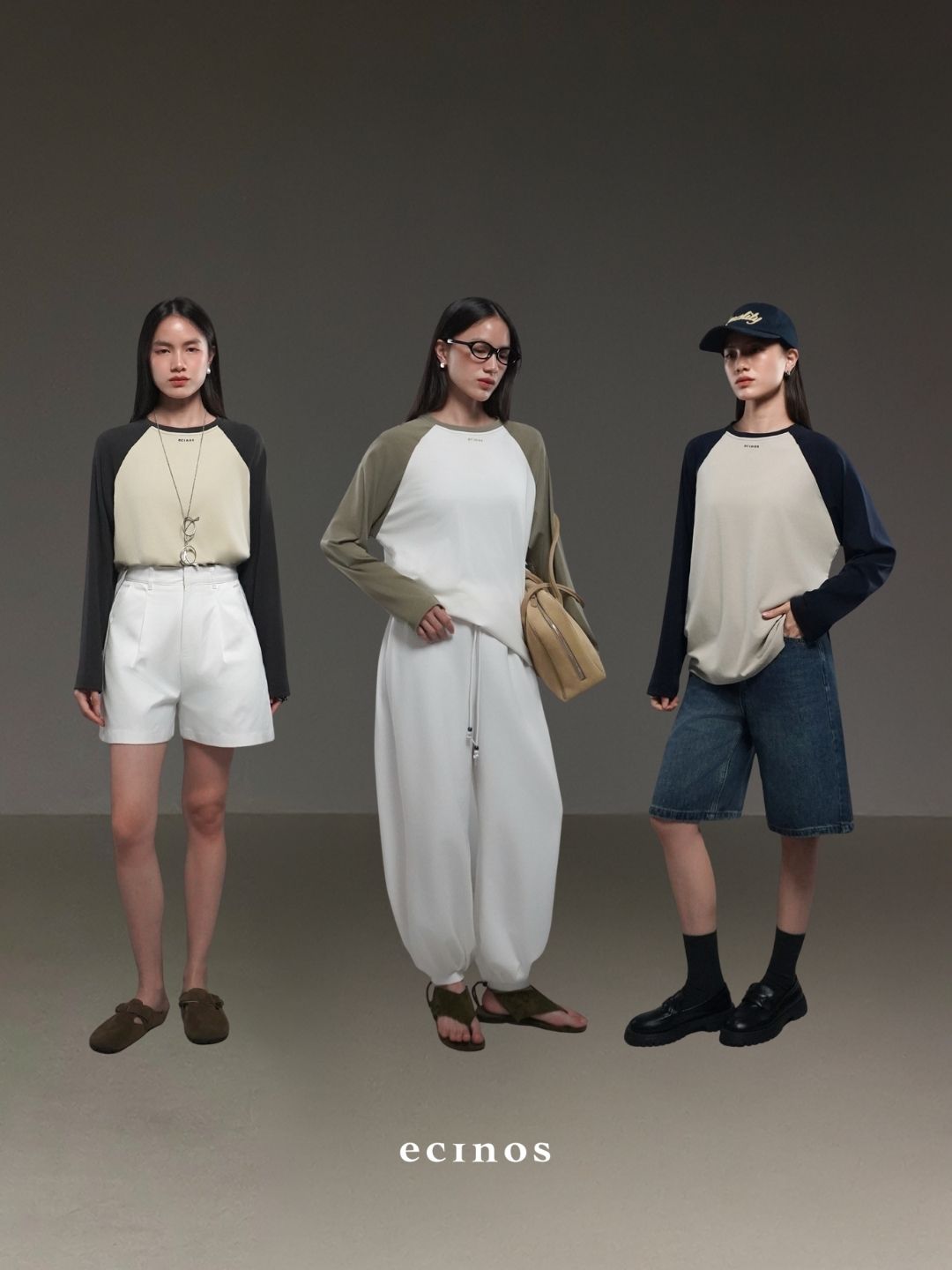 ECINOS - Elio Oversized Raglan Top