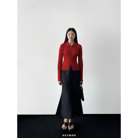 ECINOS - Marketing Twisted Knit Top