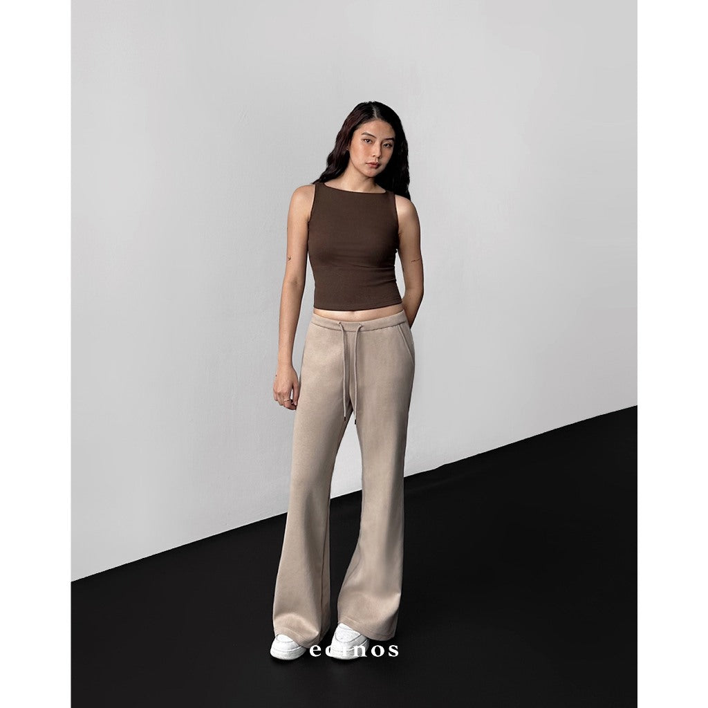 ECINOS - CORE Fitted Boatneck Tencel Top