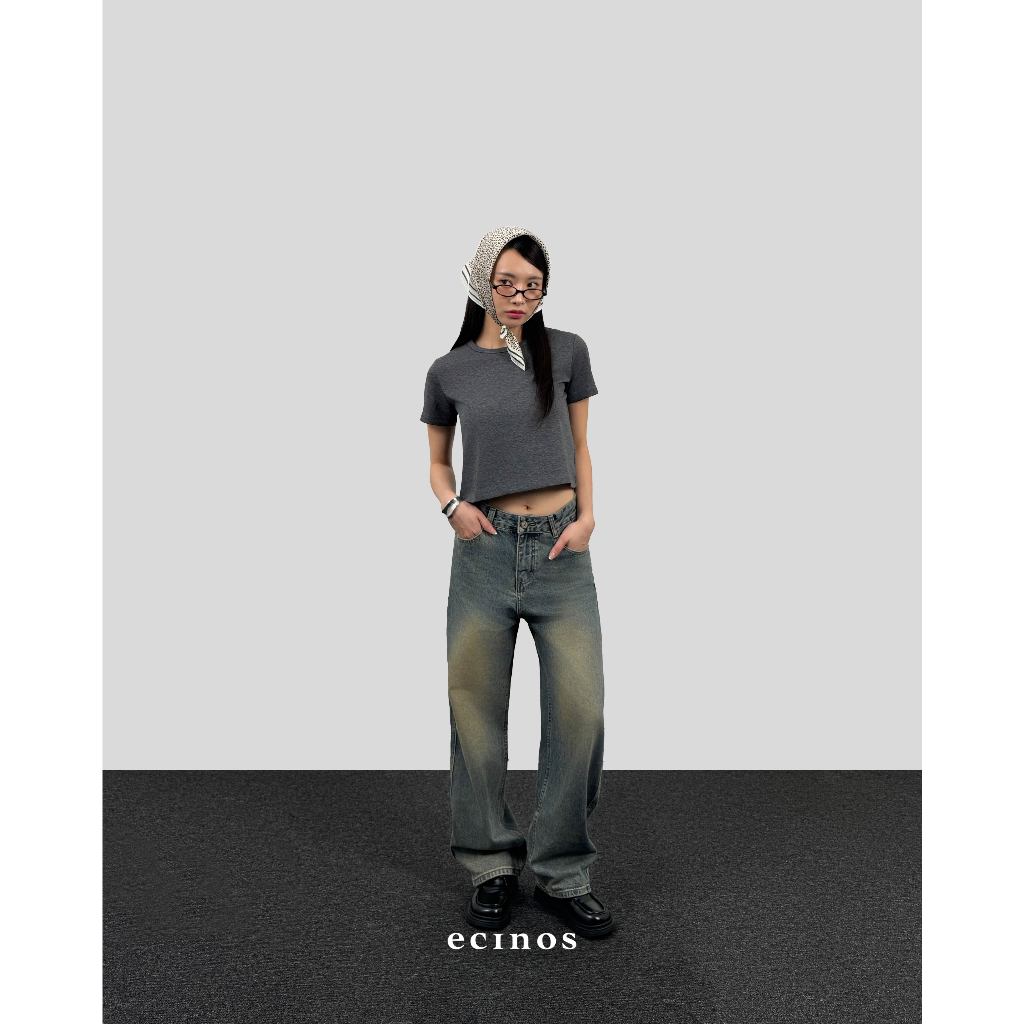 ECINOS - DENIM Wide Jeans