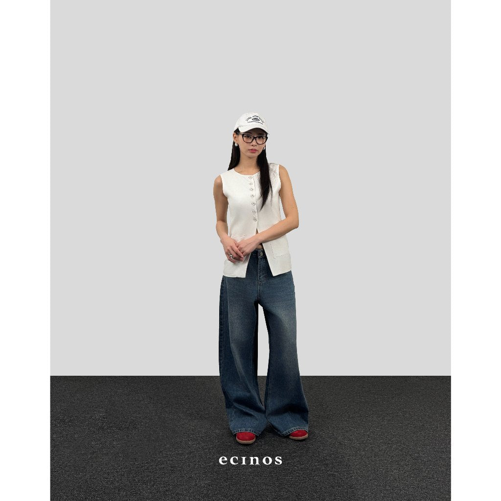 ECINOS - DENIM Wide Jeans