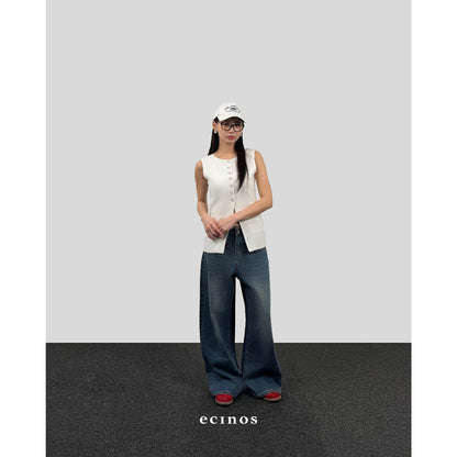 ECINOS - DENIM Wide Jeans