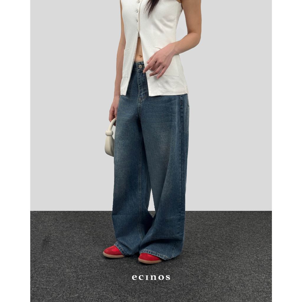 ECINOS - DENIM Wide Jeans