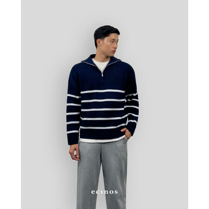ECINOS Man - Knitted Half Zip Sweater (Man Version)