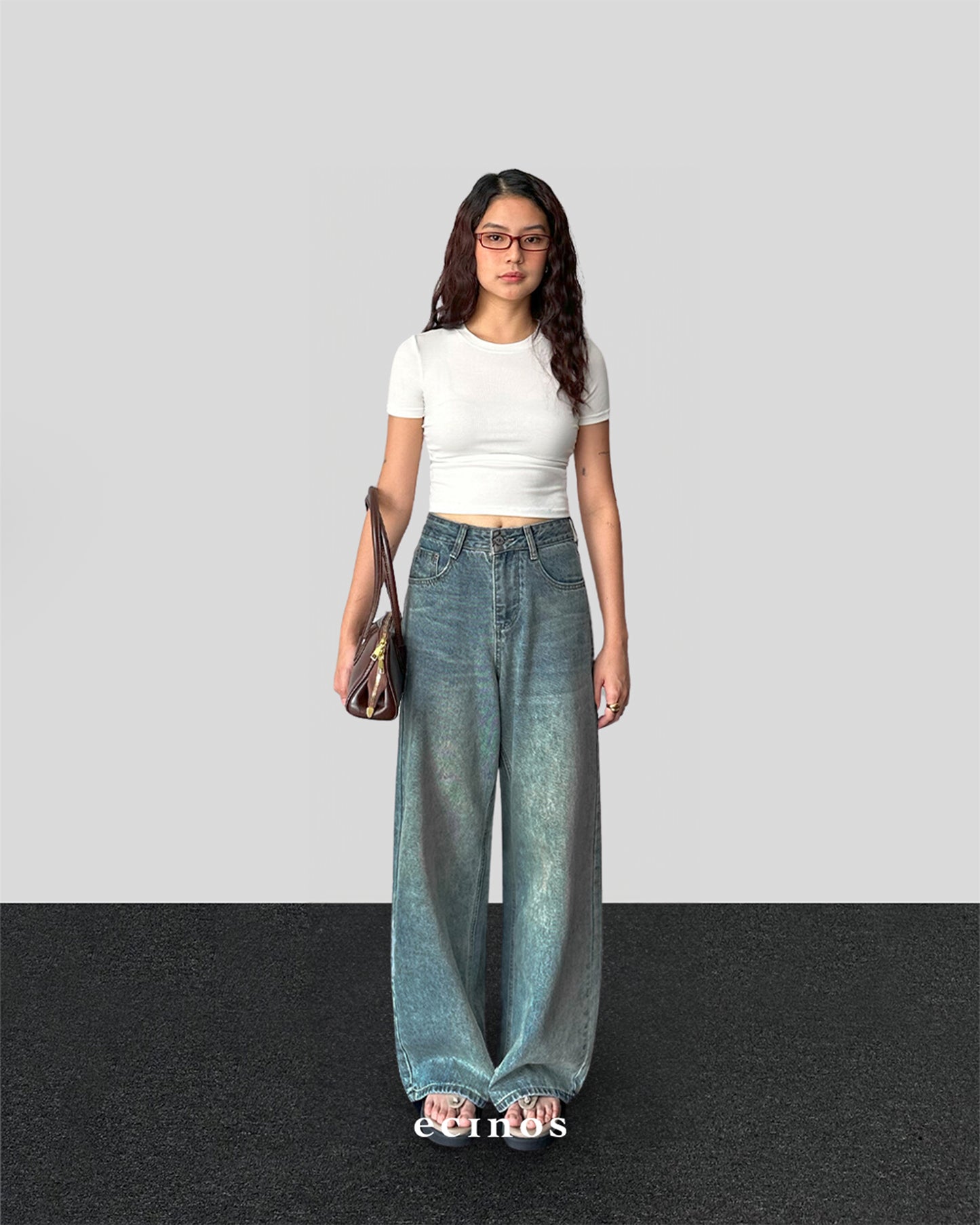 ECINOS - DENIM Wide Jeans