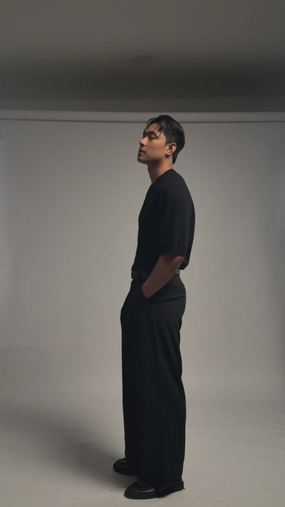 ECINOS MAN  - Harvey Pleated Straight Trousers