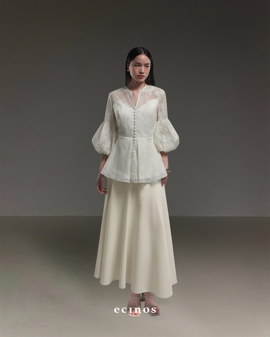 ECINOS - Jasmine Peplum Couture Blouse