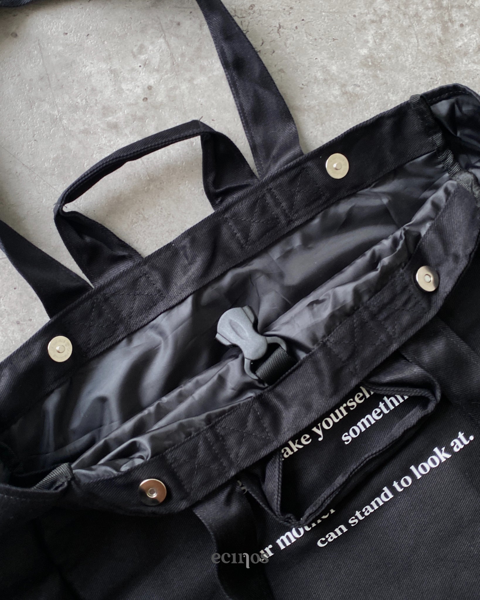 Pride Tote Bag in Black